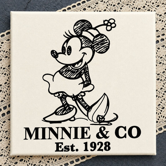 Minnie Mouse And Co Est 1928 SVG, Disney SVG PNG, Minnie SVG