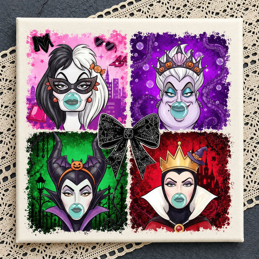 Villain Queens Halloween PNG | SvgBundleHub