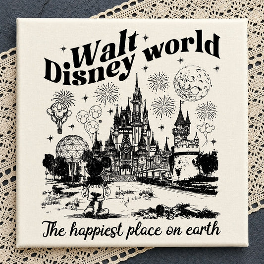 Walt Disney World Happiest Place PNG | SvgBundleHub