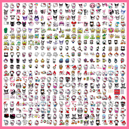 Hello Kitty Cartoon Mega Bundle SVG| SvgBundleHub