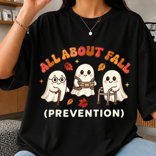 All About Fall Prevention Ghost PNG, Craft File Design v25