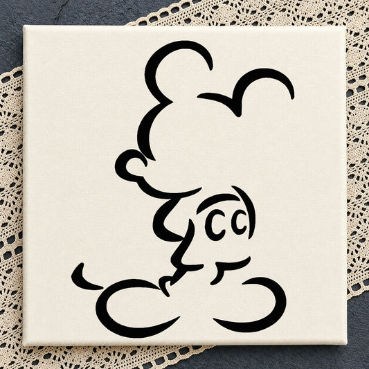 Mickey Mouse Outline SVG, Disney Character SVG, Mickey PNG