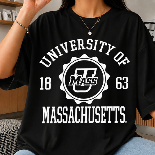 University Of Massachusetts SVG, Retro College Logo Clipart