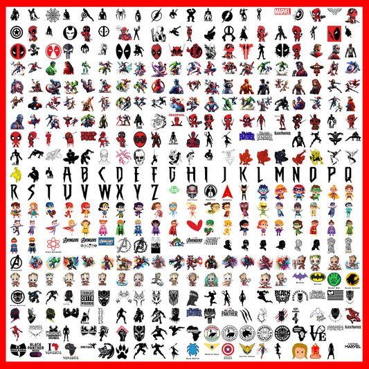 Avengers Superheroes Mega Bundle SVG PNG | SvgBundleHub