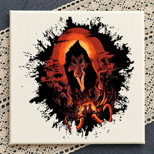 Villain Lion King Scar Dark Art PNG | SvgBundleHub