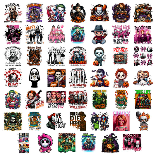 Horror Slashers Halloween Bundle PNG | SvgBundleHub