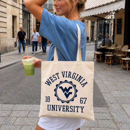 West Virginia University 1867 Arch Logo PNG, WVU Mountaineers, College