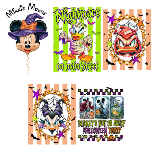 Mickey & Friends Nightmare Halloween PNG | SvgBundleHub