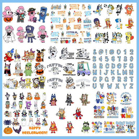 Bluey Mega Bundle SVG PNG | SvgBundleHub