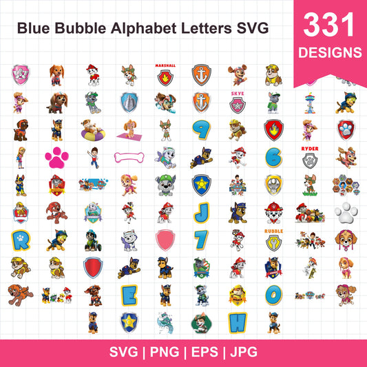 Paw patrol SVG mega bundle | SvgBundleHub
