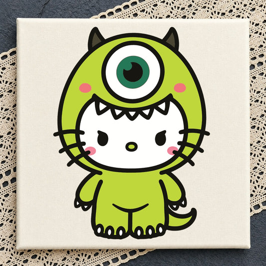 Hello Kitty Mike Wazowski Costume Cricut Cut File SVG