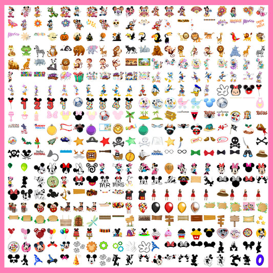 Mickey Mouse Mega Bundle PNG | SvgBundleHub