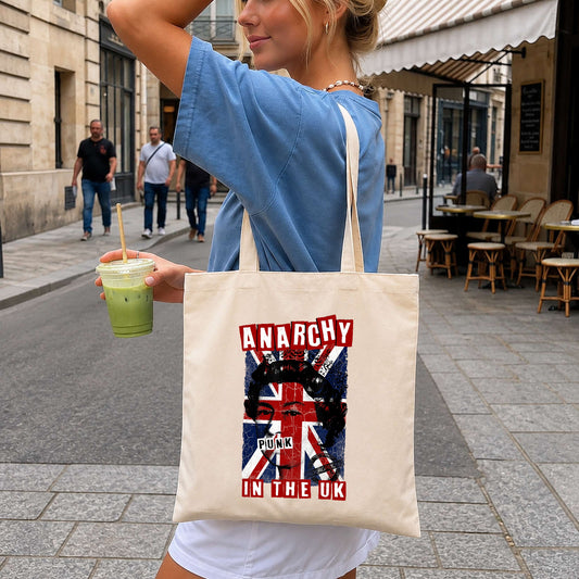 Anarchy In The UK Punk PNG, Union Jack Queen Grunge, Retro Punk PNG