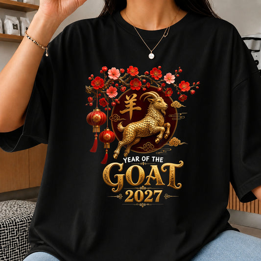Year Of The Goat 2027 Chinese Zodiac Lunar New Year PNG