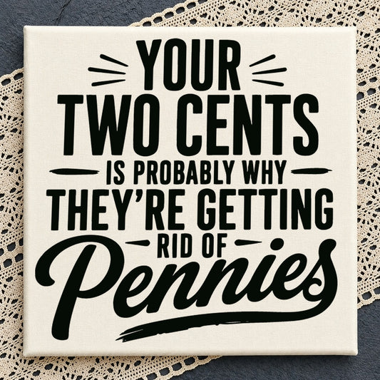 Your Two Cents Is Why They're Rid Of Pennies SVG