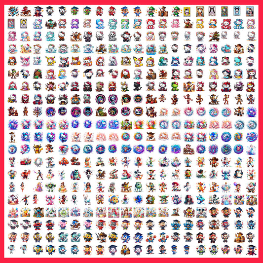 Cartoon 2025 Mega Bundle PNG | SvgBundleHub