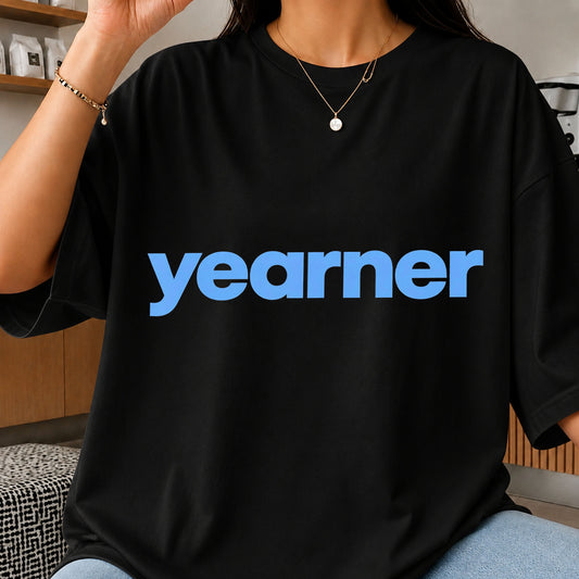 Yearner Word Typography Motivational Quote PNG