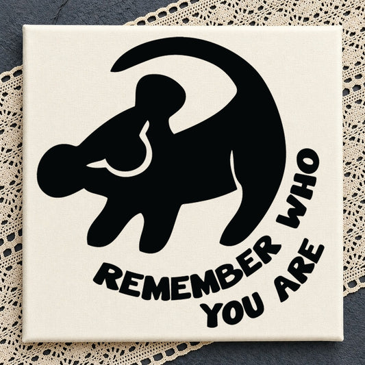 Remember Who You Are Lion King Simba Cricut Clipart SVG