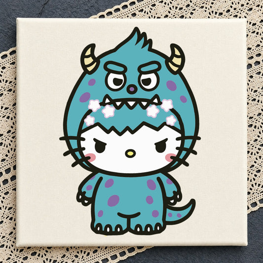 Hello Kitty Sulley Costume SVG, Monsters Inc Cricut File