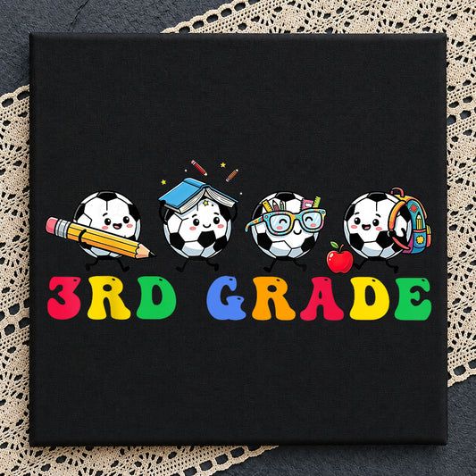 3rd Grade Soccer Ball PNG, Back To School PNG, Teacher PNG