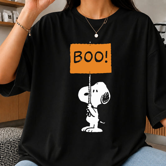 Snoopy Boo Halloween SVG, Peanuts Spooky Cricut Clipart