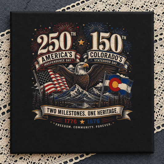 America 250th Colorado 150th Statehood PNG, 4th Of July PNG, Eagle Flag PNG