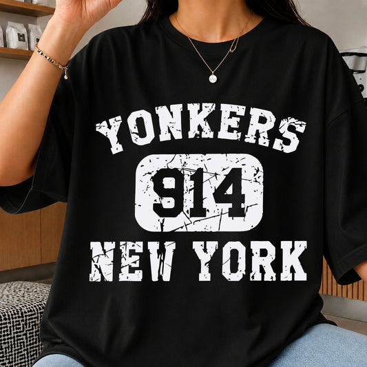 Yonkers 914 New York SVG, Distressed City Cricut Clipart