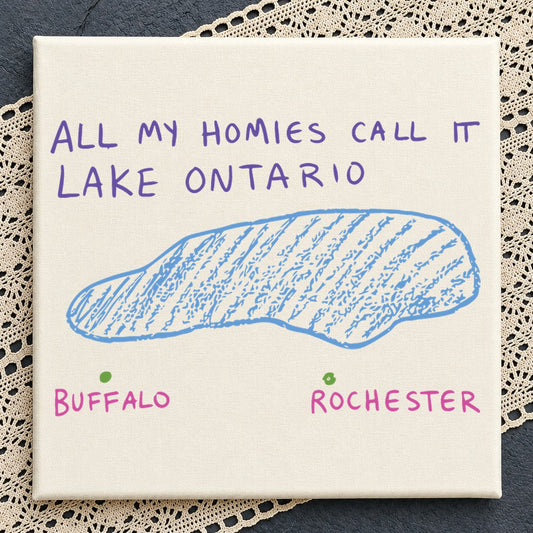 All My Homies Call It Lake Ontario Funny Map SVG