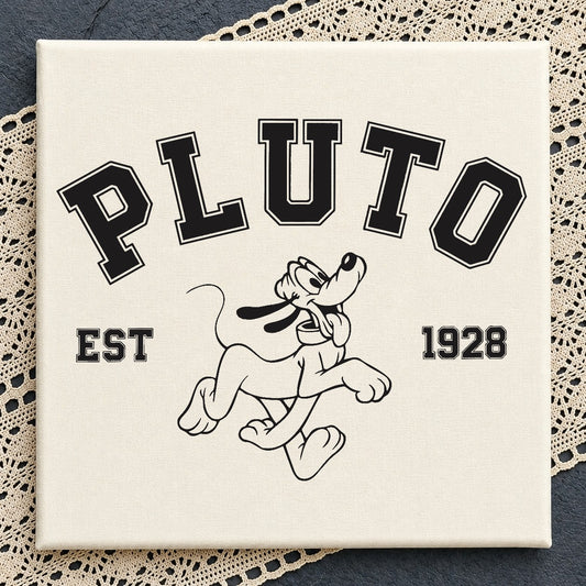 Pluto Dog Est 1928 SVG PNG, Disney Varsity SVG, Mickey Dog SVG