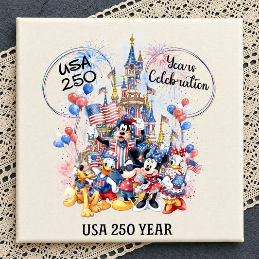 USA 250 Years Celebration 4th of July PNG | SvgBundleHub