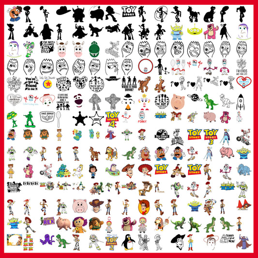 Toy Story Disney Mega Bundle PNG | SvgBundleHub