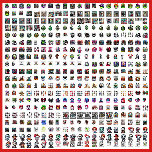 Horror Movies Mega Bundle PNG | SvgBundleHub