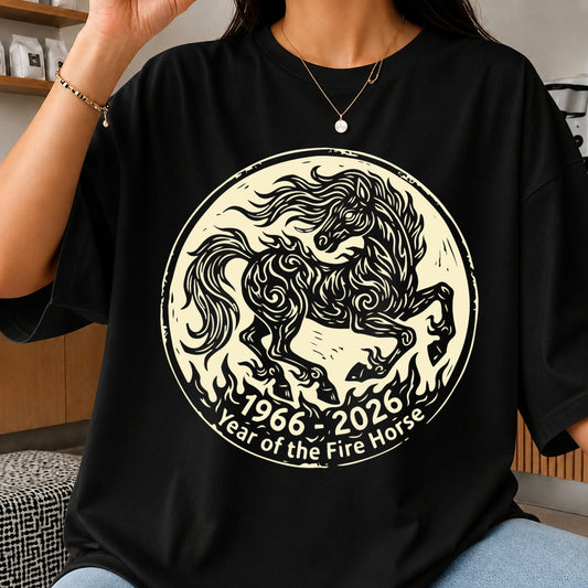 Year Of The Fire Horse 1966 2026 Chinese Zodiac SVG