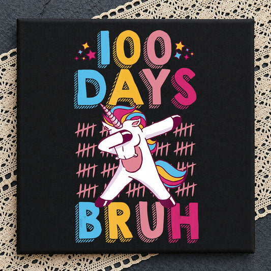 100 Days Bruh Dabbing Unicorn, Rainbow Tally Marks School, Concert v6