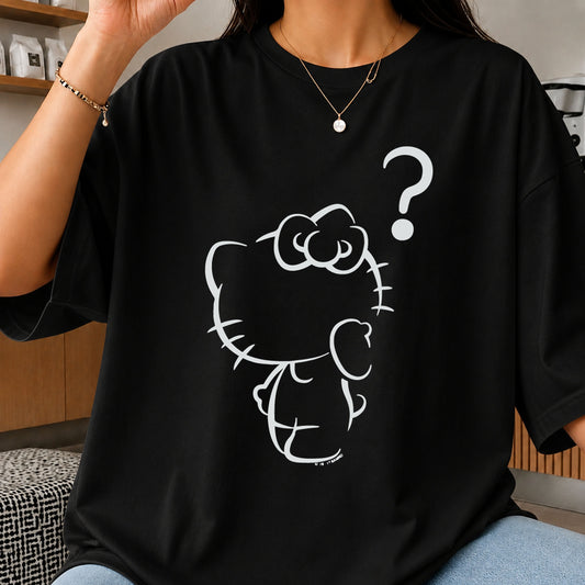 Hello Kitty Thinking Question Mark Sanrio Clipart SVG