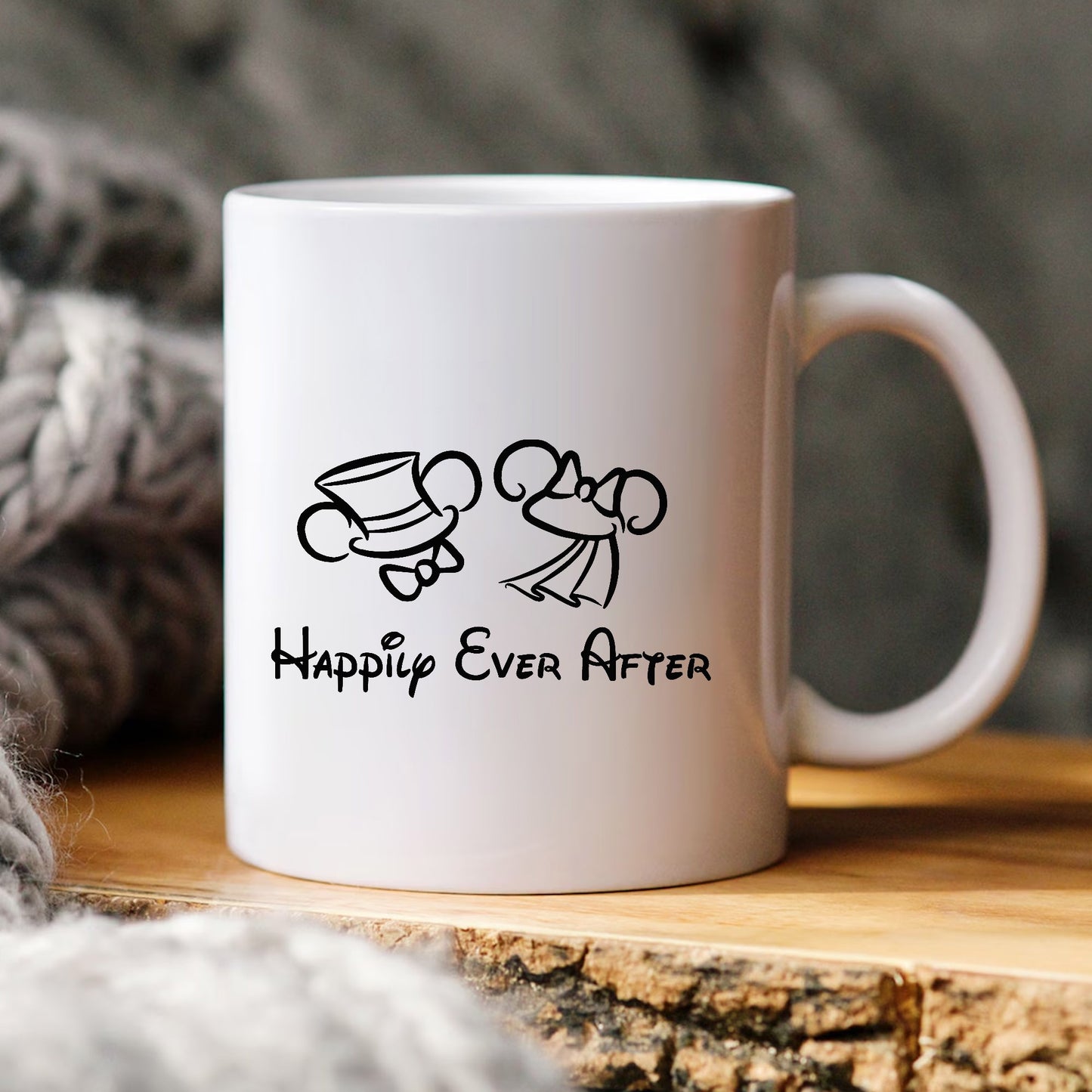 Mickey Minnie Happily Ever After SVG, Disney Wedding SVG, Bride Groom PNG