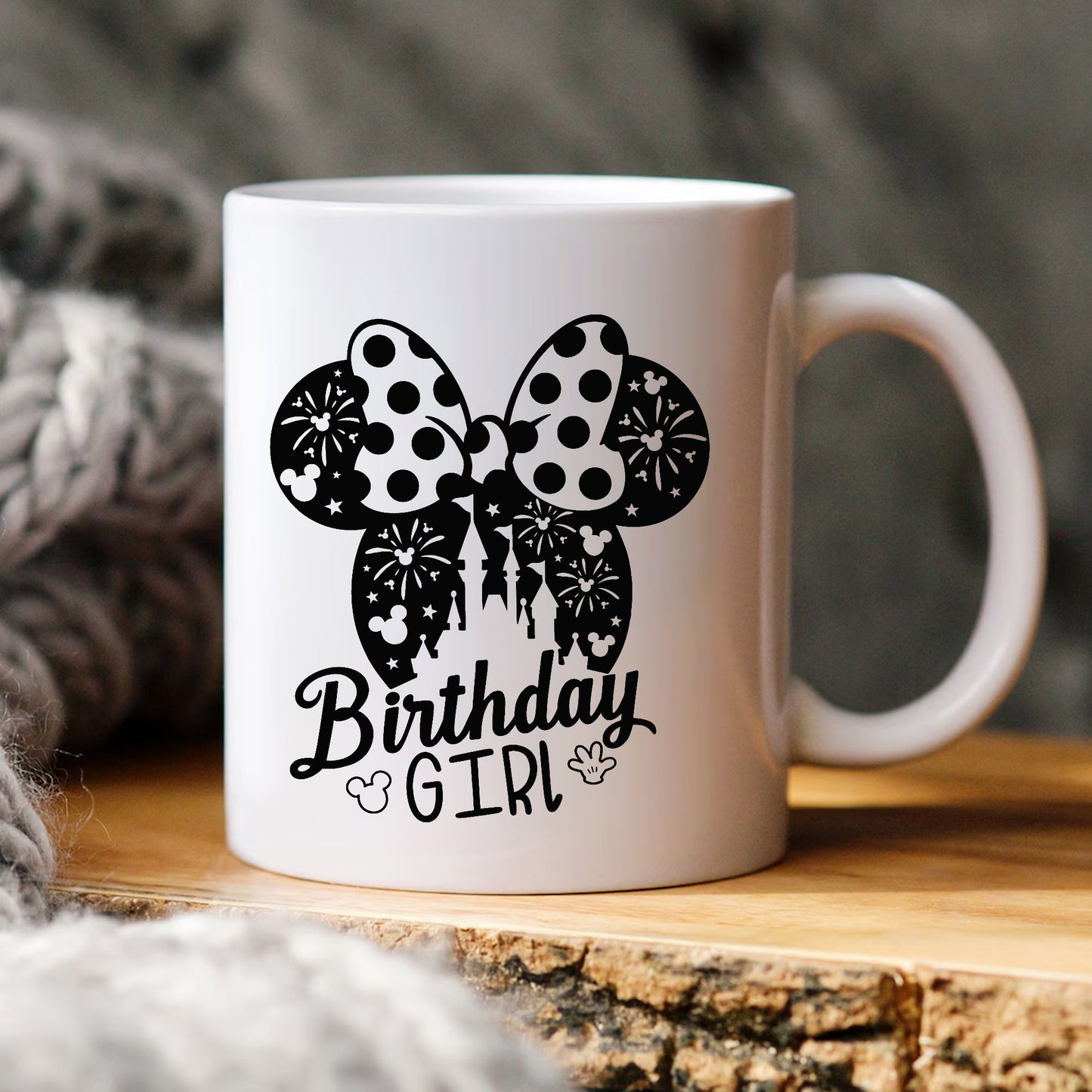 Minnie Mouse Birthday Girl SVG, Disney Castle SVG PNG, Birthday SVG
