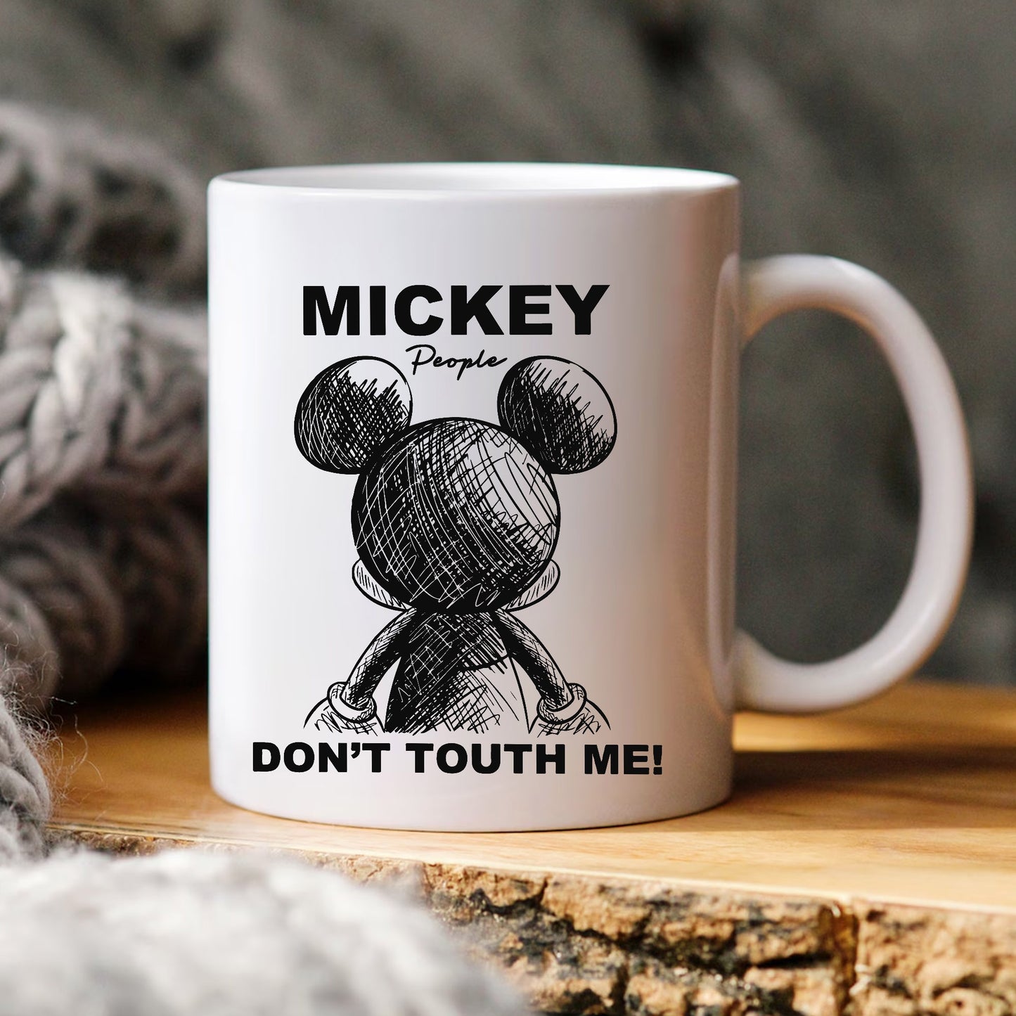Mickey Mouse Don't Touch Me SVG PNG, Disney SVG, Funny Quote SVG