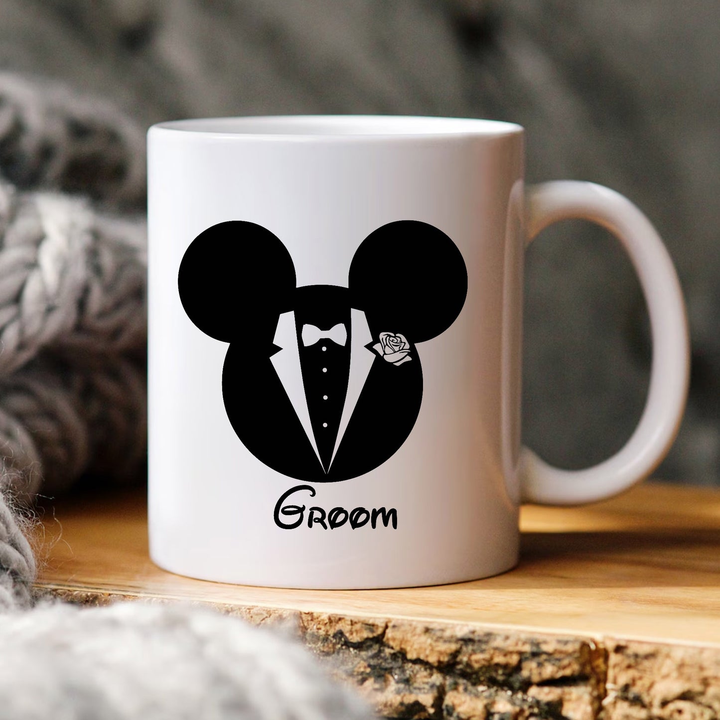 Mickey Mouse Groom SVG, Disney Wedding SVG, Groom SVG PNG
