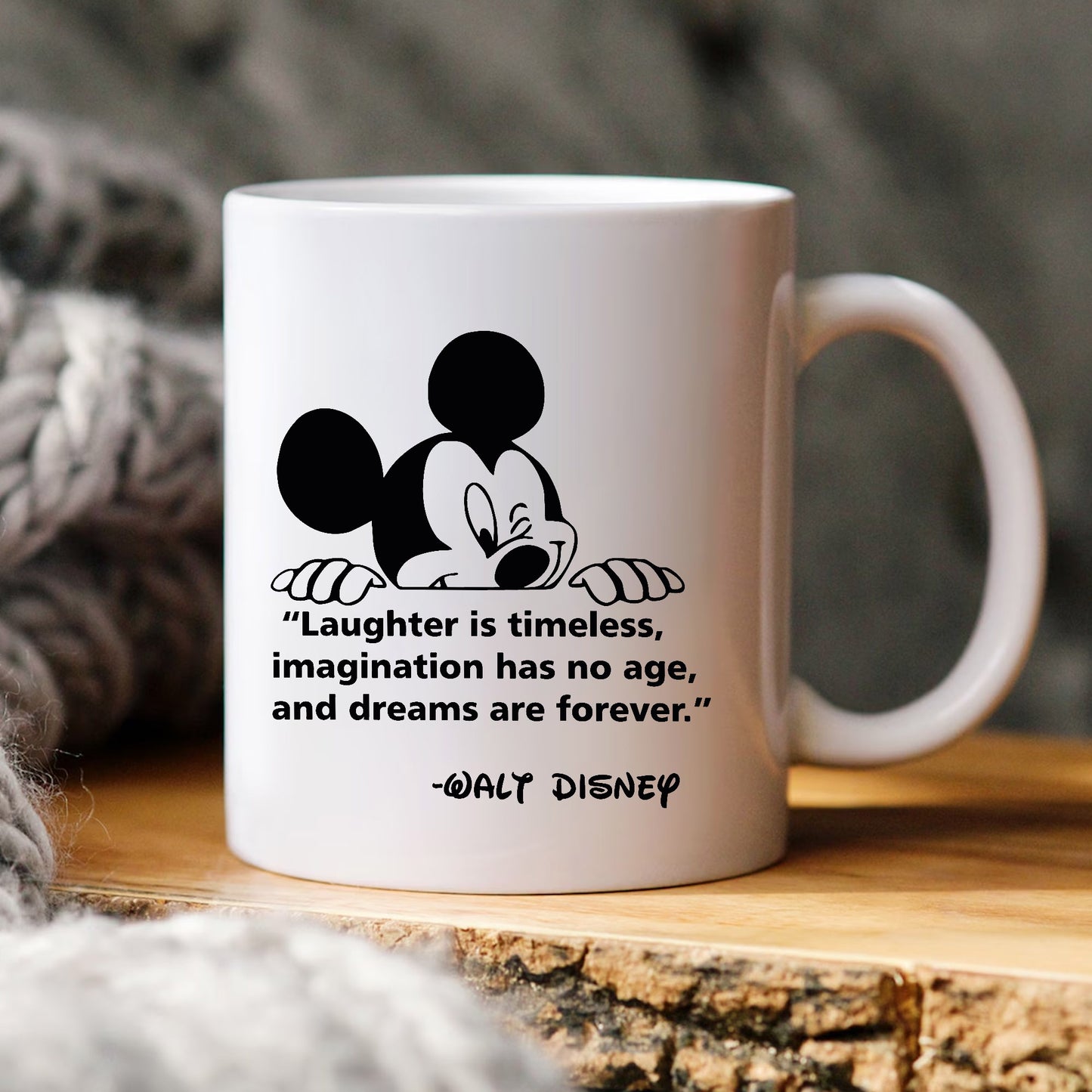 Mickey Mouse Peeking SVG, Disney Quote SVG, Walt Disney PNG