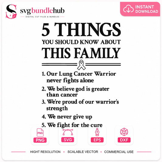 5 Things You Should Know This Family Lung Cancer SVG
