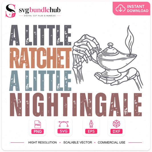 A Little Ratchet A Little Nightingale, Skeleton Hand Oil Lamp