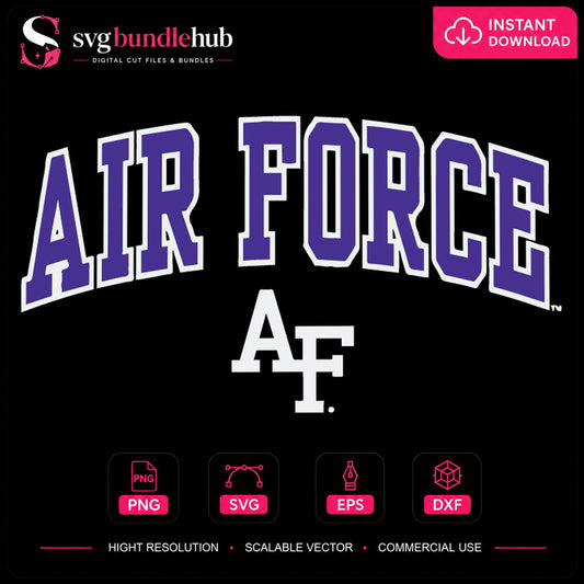 Air Force Academy AF SVG, Horror Movie Clipart Design Print