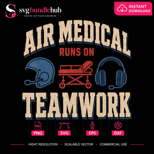 Air Medical Runs On Teamwork PNG, Flight Crew Clipart