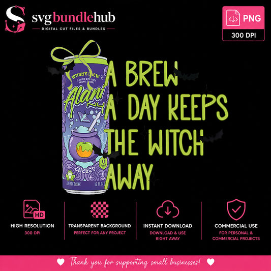 Alani Nu Witchs Brew Halloween Clipart, A Brew A Day Keeps The Witch
