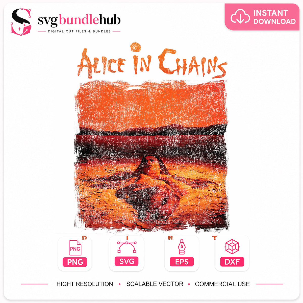 Alice In Chains Dirt Album Cover Vintage Grunge PNG