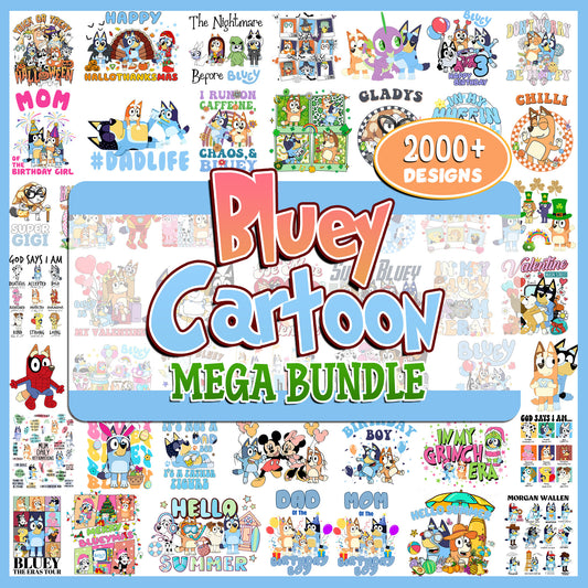 Bluey Mega Bundle SVG PNG | SvgBundleHub