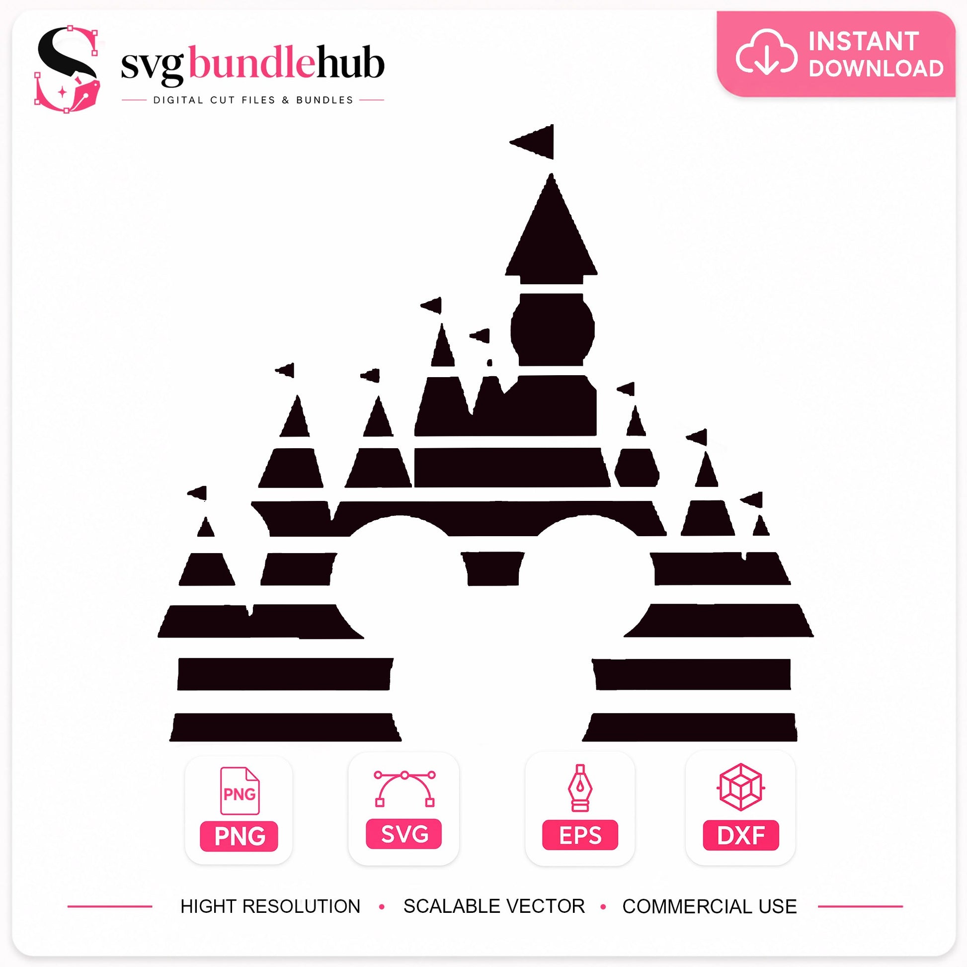 Disney Castle SVG, Magic Kingdom Castle PNG, Princess SVG