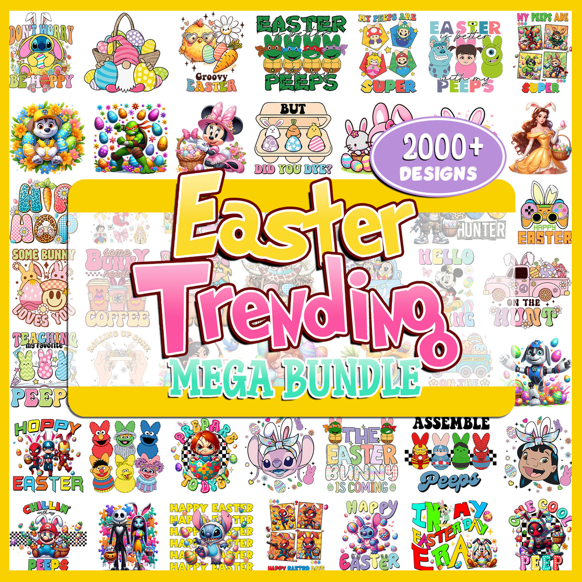 Easter Trending Mega Bundle SVG| SvgBundleHub