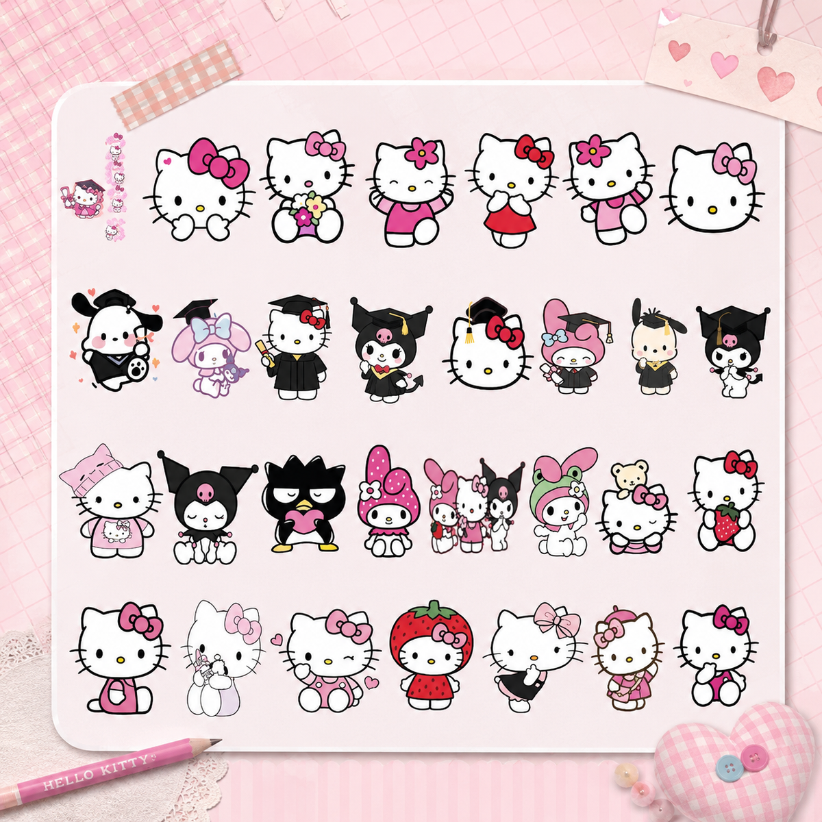 Hello Kitty & Friends Bundle PNG | SvgBundleHub